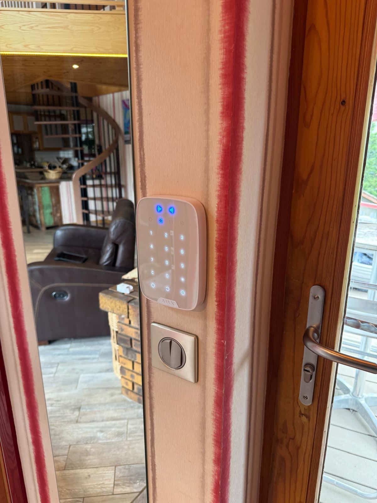 clavier d'alarme pour activer et désactiver l'alarme