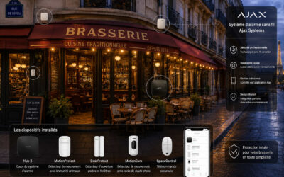 Alarme pour restaurant à Paris : les contraintes réelles et les systèmes qui fonctionnent vraiment